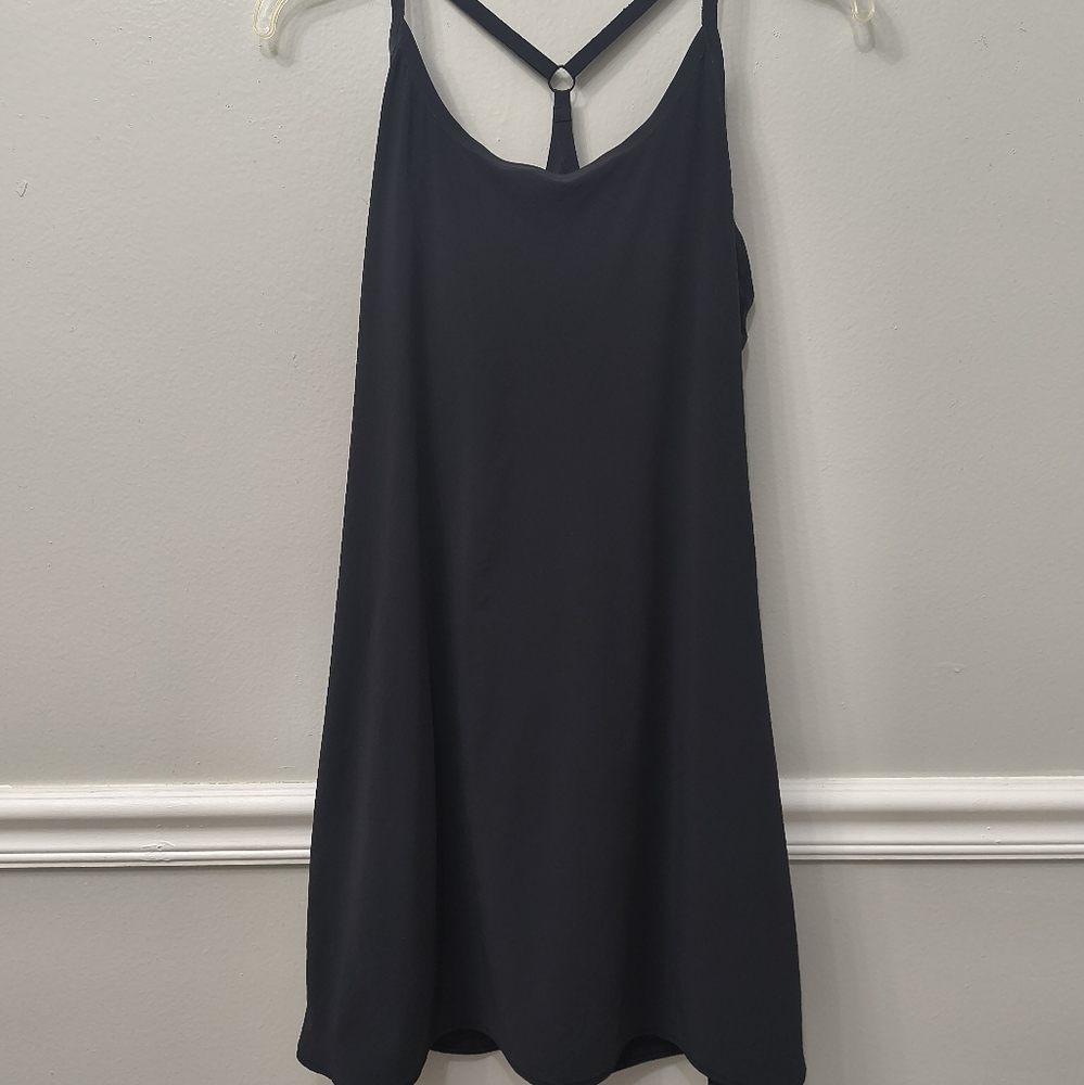 Outdoor Voices The Exercise Dress w/Built-in Short Black Medium ActivewearTravel